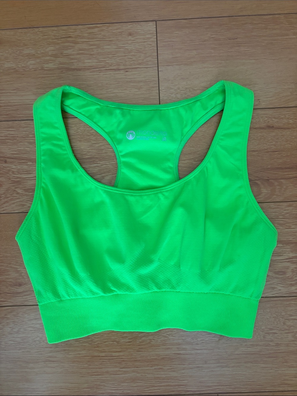 Mondetta Neon Green Sports Bra
